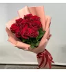 Моно букет 9 роз 70 см