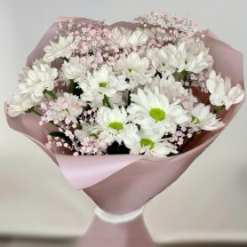 Букет с ромашками Радости! от интернет-магазина «Орхидея» в Надыме