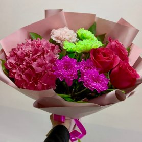 Сборный букет Красочное ассорти от интернет-магазина «Орхидея» в Надыме