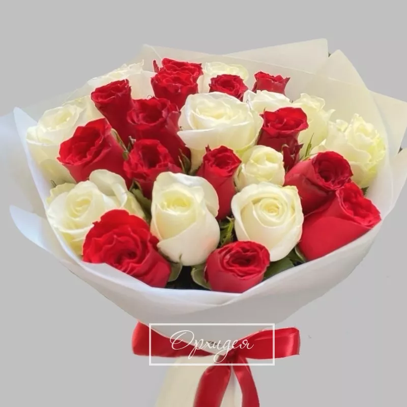 Букет с розами Улыбнись, любимая!