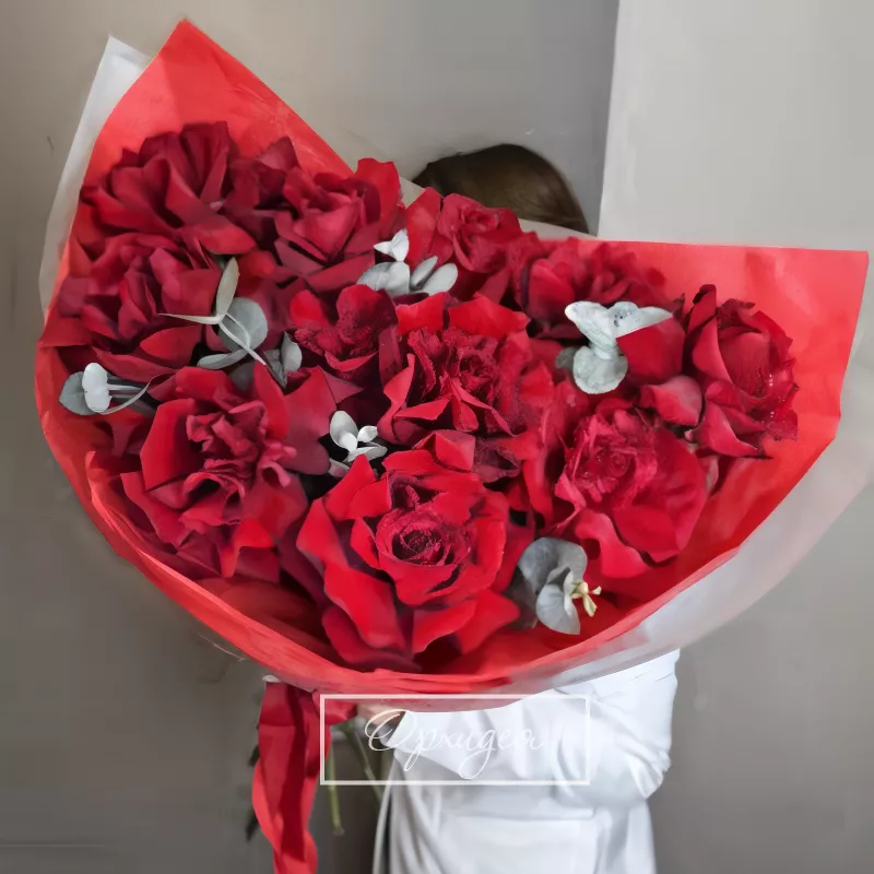 Монобукет из 11 роз &laquo;Восторг&raquo;