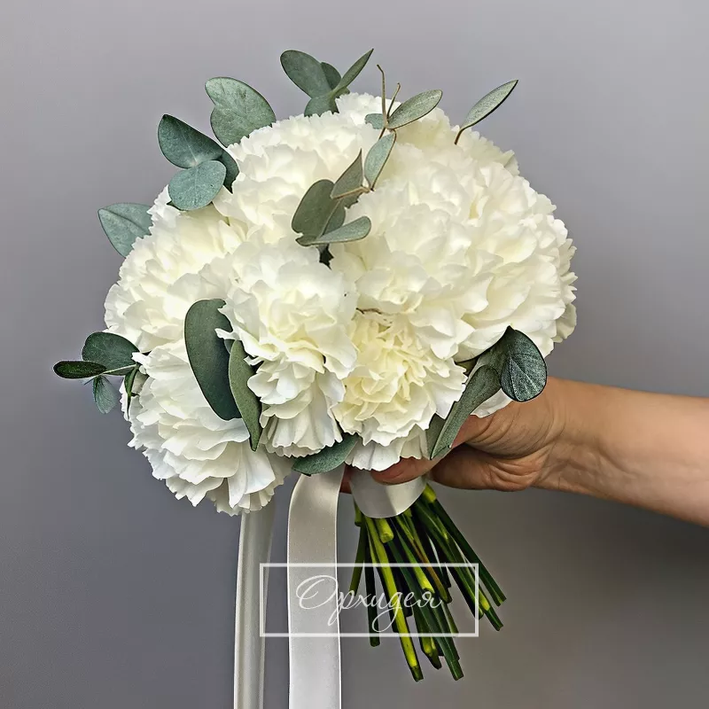 Свадебный букет с гортензией