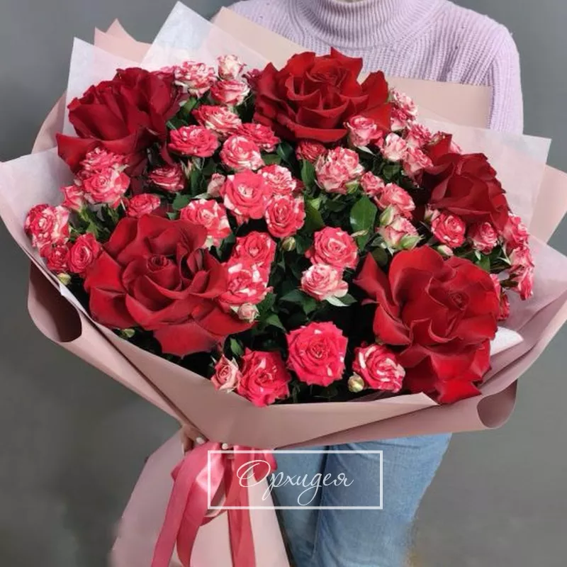 Монобукет &laquo;Монобукет роз Для драгоценной!&raquo;